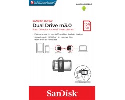 Накопитель SanDisk 128GB USB 3.0 Ultra Dual Drive m3.0 OTG
