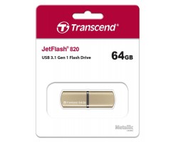 Накопитель Transcend 64GB USB 3.1 JetFlash 820 Metal Gold