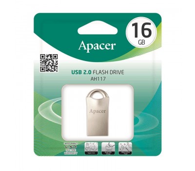 Накопитель Apacer 16GB USB 2.0 AH117 Silver