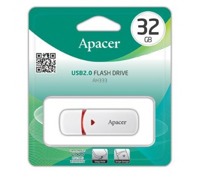 Накопитель Apacer 32GB USB 2.0 AH333 White