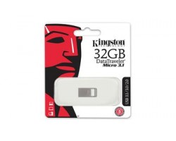 Накопитель Kingston 32GB USB 3.1 DT Micro Metal Silver