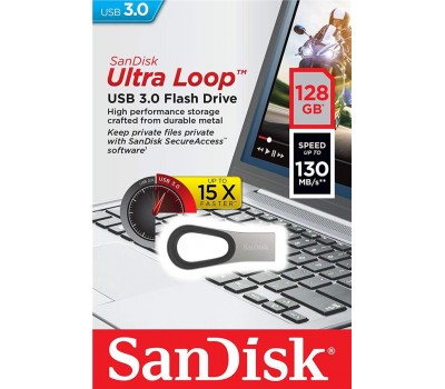 Накопитель SanDisk 128GB USB 3.0 Ultra Loop