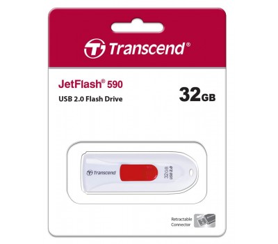 Накопитель Transcend 32GB USB JetFlash 590 White