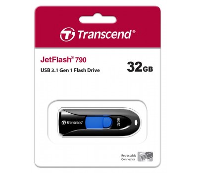 Накопитель Transcend 32GB USB 3.1 JetFlash 790 Black