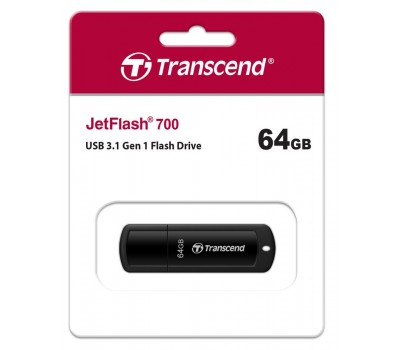 Накопитель Transcend 64GB USB 3.1 JetFlash 700 Black