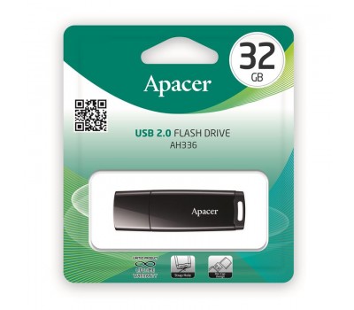 Накопитель Apacer 32GB USB 2.0 AH336 Black