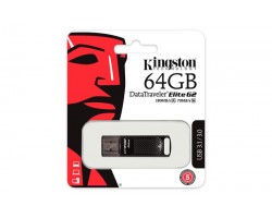 Накопитель Kingston 64GB USB 3.1 DT Elite G2 Metal Black