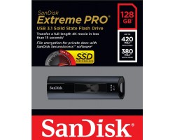 Накопитель SanDisk 128GB USB 3.1 Extreme Pro R420/W380MB/s