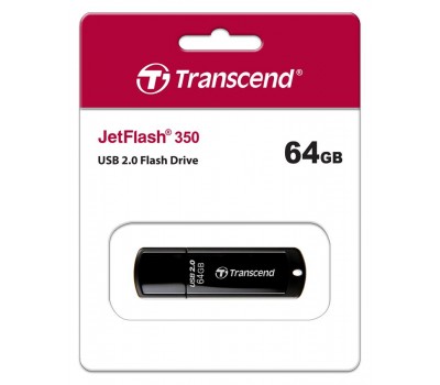 Накопитель Transcend 64GB USB JetFlash 350 Black