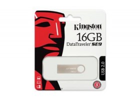 Накопитель Kingston 16GB USB DTSE9 Metal Silver