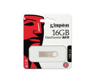 Накопитель Kingston 16GB USB DTSE9 Metal Silver