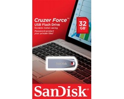 Накопитель SanDisk 32GB USB Cruzer Force Metal Silver
