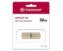 Накопитель Transcend 32GB USB 3.1 JetFlash 820 Metal Gold