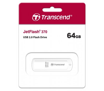 Накопитель Transcend 64GB USB JetFlash 370 White