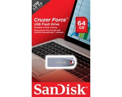 Накопитель SanDisk 64GB USB Cruzer Force Metal Silver