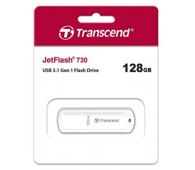Накопитель Transcend 128GB USB 3.1 JetFlash 730 White