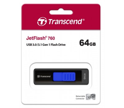 Накопитель Transcend 64GB USB 3.1 JetFlash 760