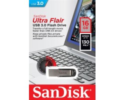 Накопитель SanDisk 16GB USB 3.0 Flair R130MB/s