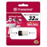 Накопитель Transcend 32GB USB 3.1+Type-C 890 R90/W30MB/s Metal Silver
