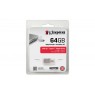 Накопитель Kingston 64GB USB 3.1+Type-C DT Micro Metal Silver