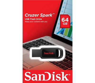 Накопитель SanDisk 64GB USB Cruzer Spark