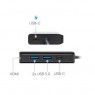 Док-станция CHIEFTEC DSC-501 5-in-1,2xUSB-C (1xPD 3.0 charging up to 60W),2xUSB 3.1,1xHDMI2.0