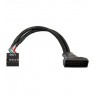 Кабель-переходник CHIEFTEC 19PIN USB 3.0 to 9PIN USB2.0