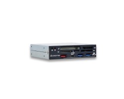Кардридер CHIEFTEC для 3.5" отсеков корпусов, внутренний,All-in-One,3xUSB3.0,1xUSB Type-C,RETAIL