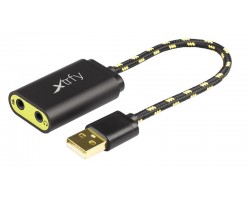 Внешняя звуковая карта Xtrfy SC1 USB Black