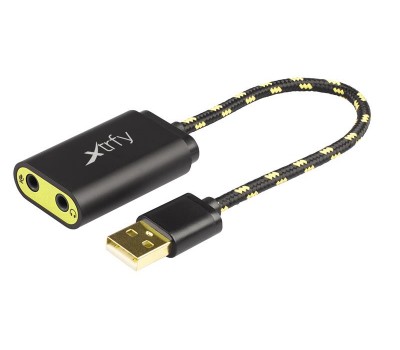 Внешняя звуковая карта Xtrfy SC1 USB Black