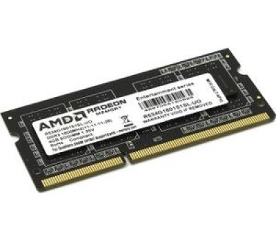Память для ноутбука AMD DDR3 1600 4GB 1.35/1.5V SO-DIMM