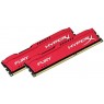 Память для ПК Kingston DDR3 1866 8GB KIT (4GBx2) 1.5V HyperX FURY Red