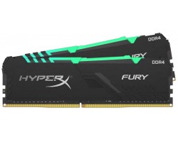 Память для ПК Kingston DDR4 3000 16GB KIT (8GBx2) HyperX Fury RGB