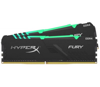 Память для ПК Kingston DDR4 3000 16GB KIT (8GBx2) HyperX Fury RGB