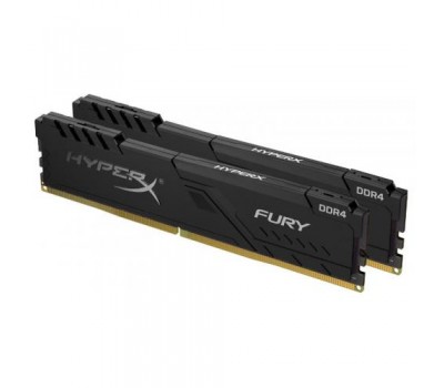 Память для ПК Kingston DDR4 2666 16GB KIT (8GBx2) HyperX Fury Black