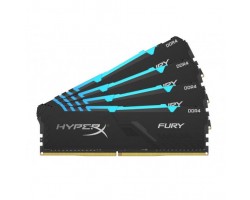 Память для ПК Kingston DDR4 3600 64GB KIT (16GBx4) HyperX Fury Black
