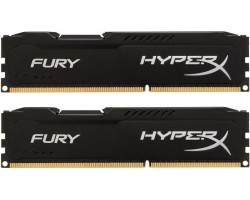 Память для ПК Kingston DDR3 1600 8GB KIT (4GBx2) 1.5V HyperX Fury Black