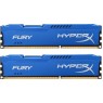 Память для ПК Kingston DDR3 1600 8GB KIT (4GBx2) 1.5V HyperX Fury Blue