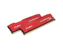Память для ПК Kingston DDR3 1600 8GB KIT (4GBx2) 1.5V HyperX Fury Red