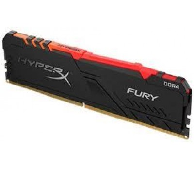 Память для ПК Kingston DDR4 3000 16GB HyperX Fury RGB Black