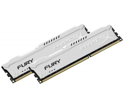 Память для ПК Kingston DDR3 1600 16GB KIT (8GBx2) HyperX Fury White