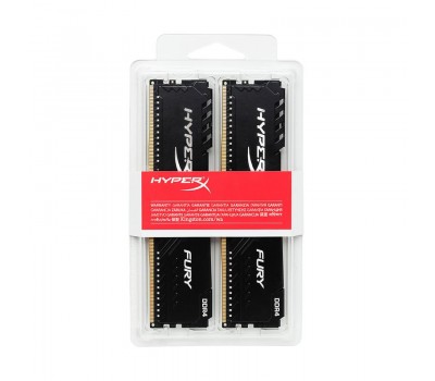 Память для ПК Kingston DDR4 3000 16GB KIT (8GBx2) HyperX Fury Black