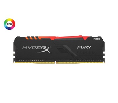 Память для ПК Kingston DDR4 3466 8GB HyperX Fury RGB