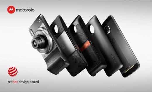 Сім'я смартфонів Moto Z відзначена престижною премією Red Dot 2017 за кращий дизайн
