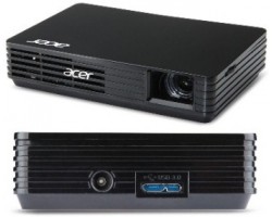 Проектор Acer C120, черный (DLP, WVGA, 100 ANSI Lm, LED)