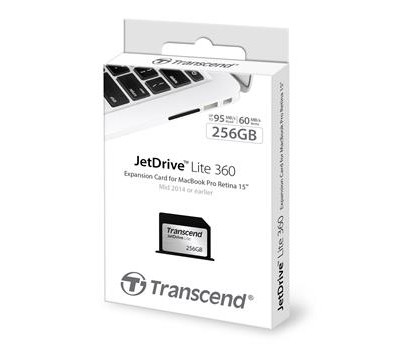 Карта памяти Transcend JetDrive Lite 256GB MacBook Pro 15" Late2013-Middle2015