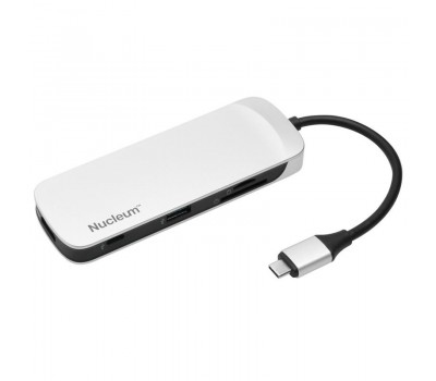 Хаб Kingston Nucleum USB-C : USB 3.0/HDMI/SD/microSD/Power Pass through/Type-C ports