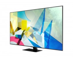 Телевизор 85" QLED 4K Samsung QE85Q80TAUXUA Smart, Tizen, Silver