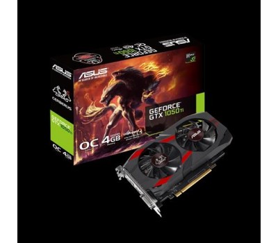 Видеокарта ASUS GeForce GTX1050TI 4GB DDR5 OC CERBERUS